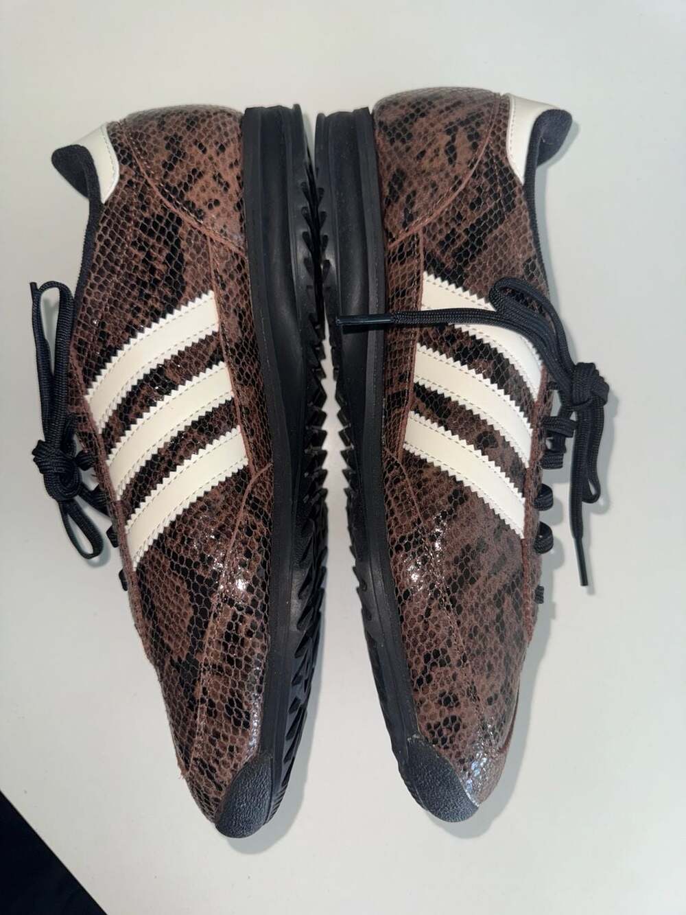Adidas Dragon OG Snakeskin Print Sneakers Size 10 - Picture 2 of 4